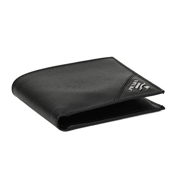 並行輸入 プラダ 2つ折り財布 ブラック 黒 PRADA 2MO738 QME F0002 爆買 | PRADA | 02