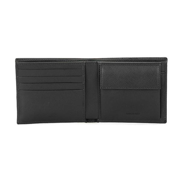 並行輸入 プラダ 2つ折り財布 ブラック 黒 PRADA 2MO738 QME F0002 爆買 | PRADA | 03