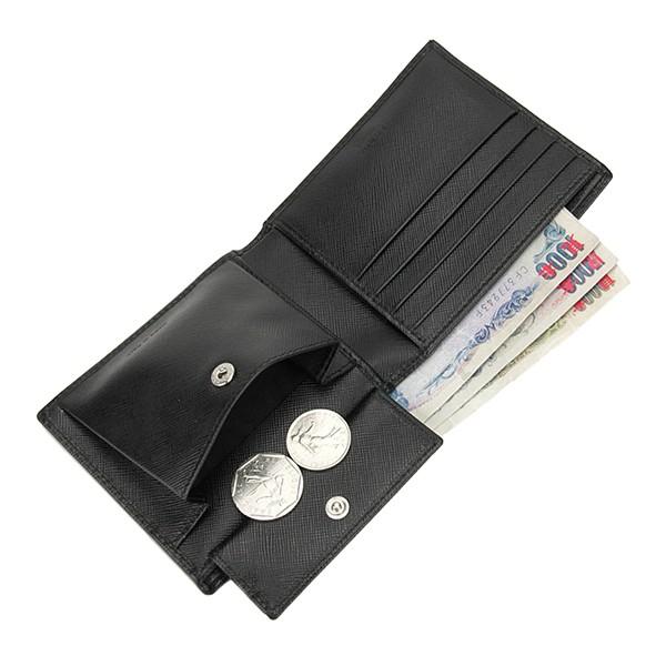 並行輸入 プラダ 2つ折り財布 ブラック 黒 PRADA 2MO738 QME F0002 爆買 | PRADA | 04