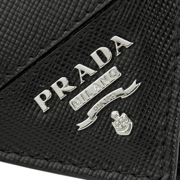並行輸入 プラダ 2つ折り財布 ブラック 黒 PRADA 2MO738 QME F0002 爆買 | PRADA | 06
