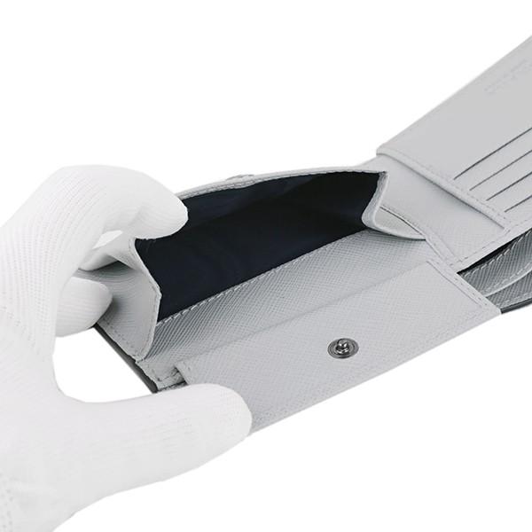 並行輸入 プラダ  2つ折り財布 サフィアーノ メタル 2MO738 QME F0TH5 ネイビー 爆買 | PRADA | 05