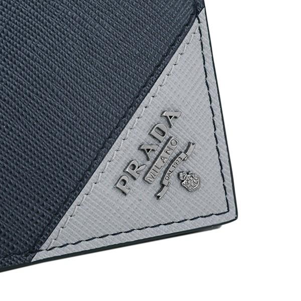 並行輸入 プラダ  2つ折り財布 サフィアーノ メタル 2MO738 QME F0TH5 ネイビー 爆買 | PRADA | 06
