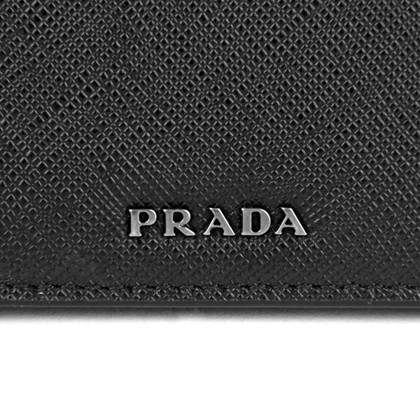 並行輸入 プラダ 長財布 サフィアーノ グレケ  2MV836 2EE3 F0002 ブラック 黒 爆買 | PRADA | 05