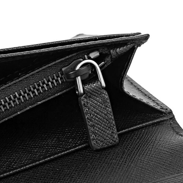 並行輸入 プラダ 長財布 サフィアーノ グレケ  2MV836 2EE3 F0002 ブラック 黒 爆買 | PRADA | 07