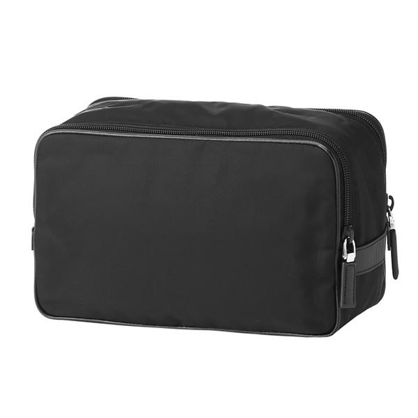 並行輸入 プラダ ポーチ テスート サフィアーノ 2NA655 064 F0002 ブラック 黒 爆買 | PRADA | 01