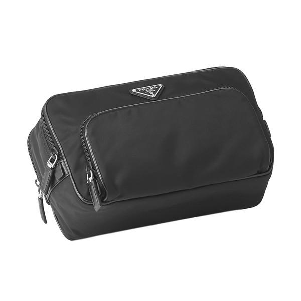 並行輸入 プラダ ポーチ テスート サフィアーノ 2NA655 064 F0002 ブラック 黒 爆買 | PRADA | 02