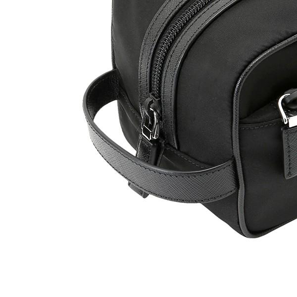 並行輸入 プラダ  ポーチ テスート サフィアーノ 2NA819 064 F0002 ブラック 黒 爆買 | PRADA | 07