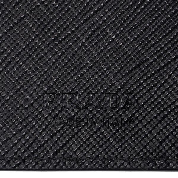 並行輸入 プラダ キーケース PRADA サフィアーノ ビコローレ 2PG002 C5S F0002メンズ ブラック 黒 | PRADA | 08