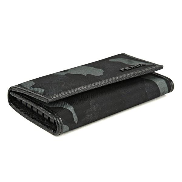 並行輸入 プラダ  キーケース テスート スタンパト 2PG222 ZSR F0008 ブルー 青 ネイビー 爆買 | PRADA | 02