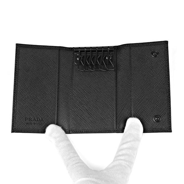 並行輸入 プラダ  キーケース テスート スタンパト 2PG222 ZSR F0008 ブルー 青 ネイビー 爆買 | PRADA | 03