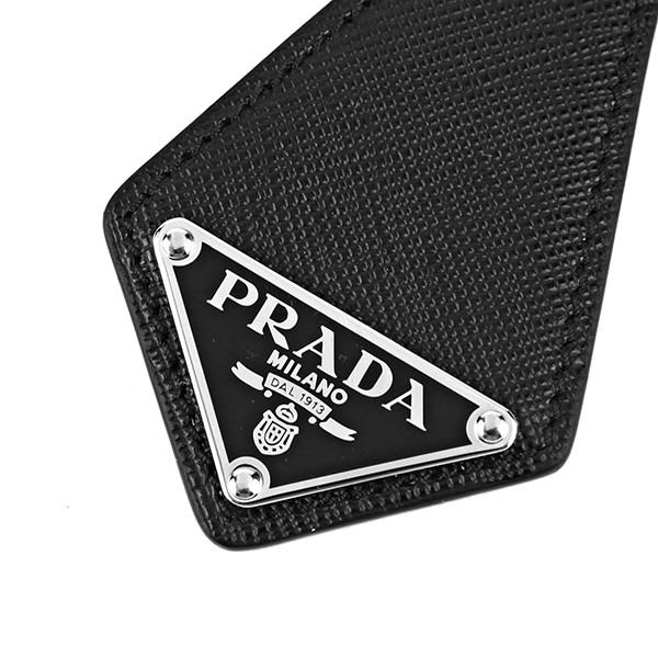 並行輸入 プラダ  キーホルダー サフィアーノ 2PP041 053 F0002 ブラック 黒 爆買 | PRADA | 03