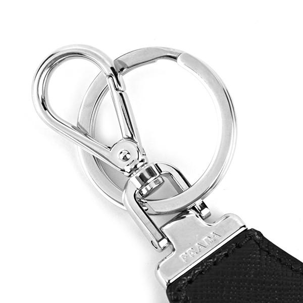並行輸入 プラダ  キーホルダー サフィアーノ 2PP041 053 F0002 ブラック 黒 爆買 | PRADA | 04