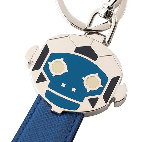 並行輸入 プラダ キーホルダー サフィアーノ 2PP074 053 F0013 ブルー 青 爆買 | PRADA | 01