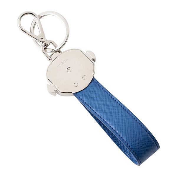 並行輸入 プラダ キーホルダー サフィアーノ 2PP074 053 F0013 ブルー 青 爆買 | PRADA | 02