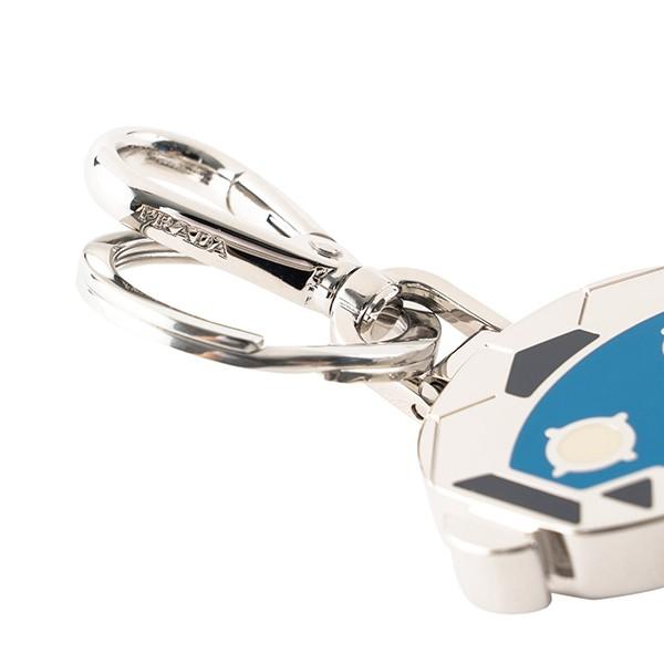 並行輸入 プラダ キーホルダー サフィアーノ 2PP074 053 F0013 ブルー 青 爆買 | PRADA | 05