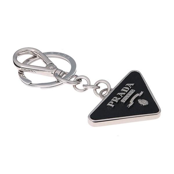 並行輸入 プラダ  キーホルダー サフィアーノ 2PP080 053 F0002 ブラック 黒 爆買 | PRADA | 02