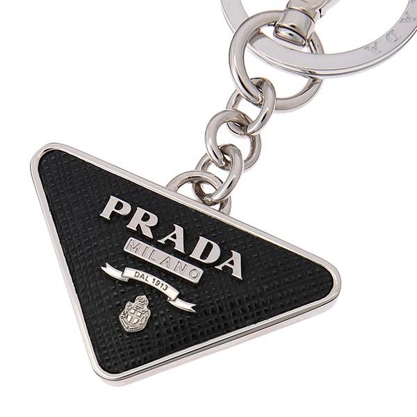 並行輸入 プラダ  キーホルダー サフィアーノ 2PP080 053 F0002 ブラック 黒 爆買 | PRADA | 03
