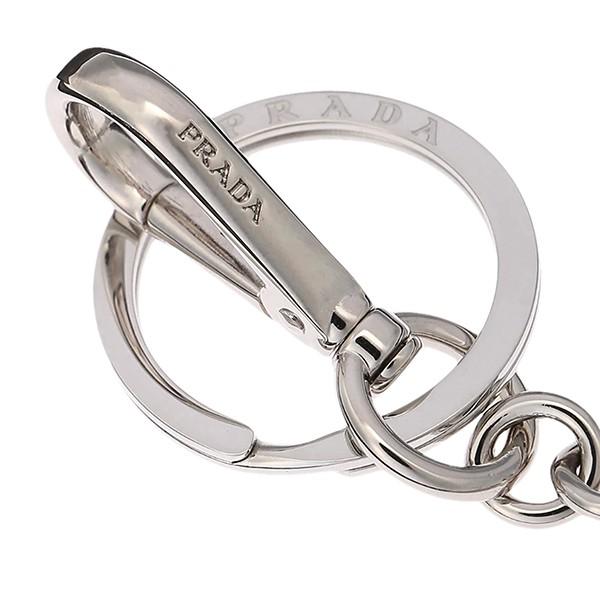並行輸入 プラダ  キーホルダー サフィアーノ 2PP080 053 F0002 ブラック 黒 爆買 | PRADA | 06