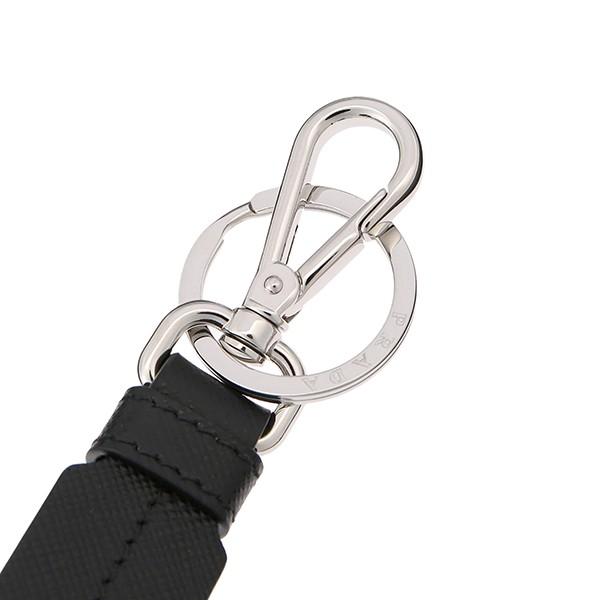 並行輸入 プラダ  キーホルダー サフィアーノ 2PP094 053 F0002 ブラック 黒 爆買 | PRADA | 04