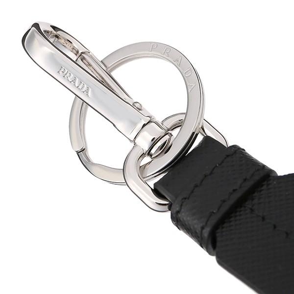 並行輸入 プラダ  キーホルダー サフィアーノ 2PP094 053 F0002 ブラック 黒 爆買 | PRADA | 05