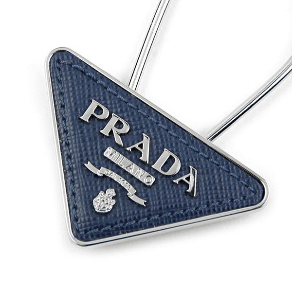 並行輸入 プラダ キーホルダー サフィアーノ 2PP301 2BA7 F0016 ネイビー 紺 爆買 | PRADA | 03