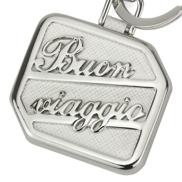 並行輸入 プラダ  キーホルダー サフィアーノ 2PP721 053 F0K74 ホワイト 白 爆買 | PRADA | 02