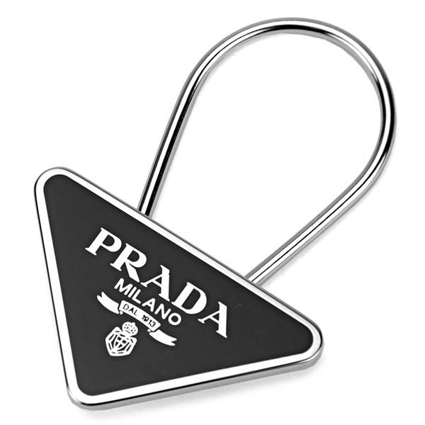 並行輸入 プラダ  キーホルダー アッチャイオ スマルト 2PS395 2BA6 F0002 ブラック 黒 爆買 | PRADA