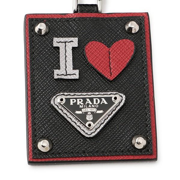並行輸入 プラダ キーホルダー KEYCHAIN TRICK 2TL300 2E8O F0002 ブラック 黒 爆買 | PRADA | 02