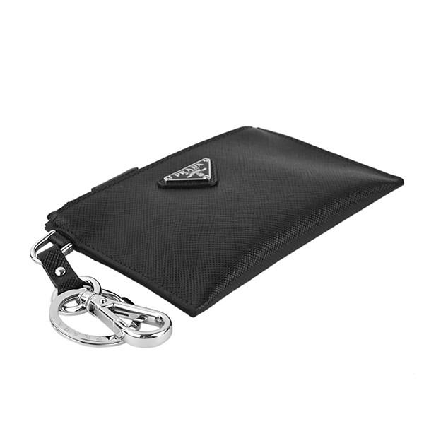 並行輸入 プラダ  キーホルダー サフィアーノ トラベル 2TT080 2AHF F0002 ブラック 黒 爆買 | PRADA | 02