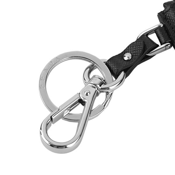 並行輸入 プラダ  キーホルダー サフィアーノ トラベル 2TT080 2AHF F0002 ブラック 黒 爆買 | PRADA | 06