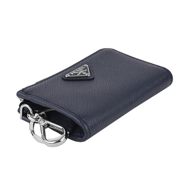 並行輸入 プラダ  キーホルダー サフィアーノ トラベル 2TT085 2AHF F0216 ネイビー 爆買 | PRADA | 02