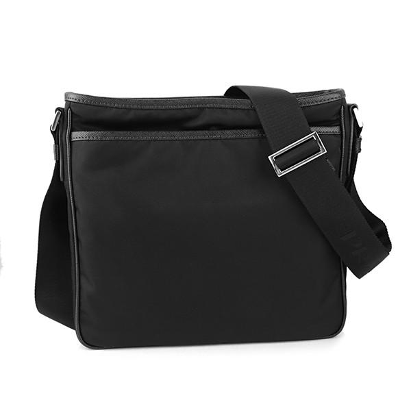 RFID搭載 ］プラダ2VH797 サフィアーノテスートショルダーバッグ