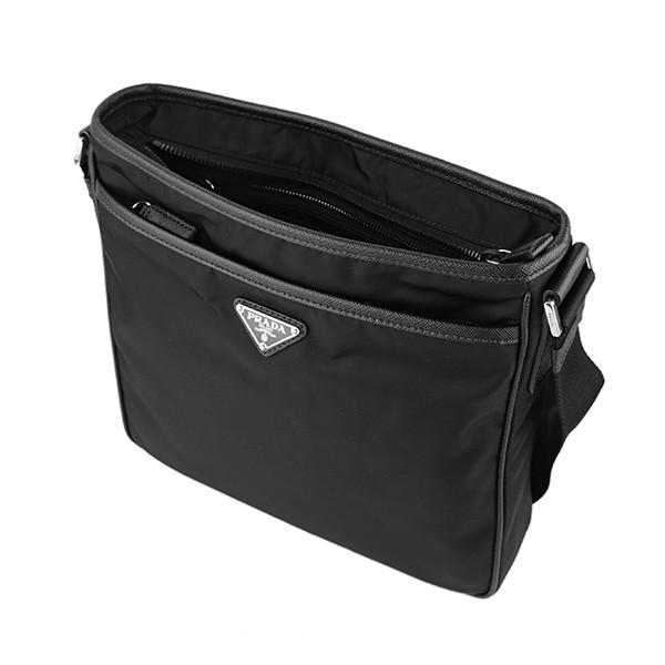 RFID搭載 ］プラダ2VH797 サフィアーノテスートショルダーバッグ