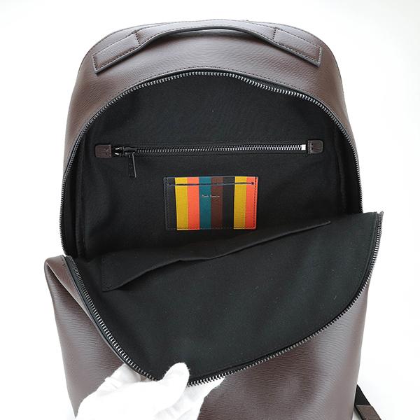 Paul Smith ネイビー レザー リュック ポールスミス エンボス Paul Smith ネイビー レザー リュックポールスミス エンボス