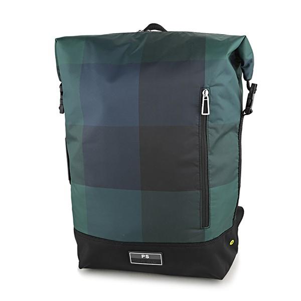 ポールスミス リュックサック PAUL SMITH チェックナイロン M2A