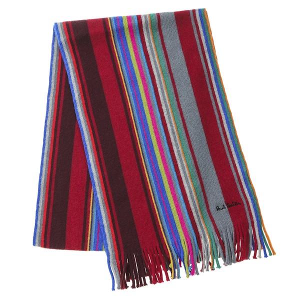 並行輸入 ポールスミス  マフラー・ストール  353E AS10 28 レッド 赤 爆買 | Paul Smith