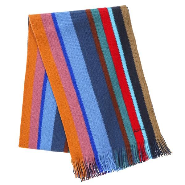 並行輸入 ポールスミス マフラー・ストール マルチカラーストライプスカーフ 355E AS10 47 マルチ 爆買 | Paul Smith