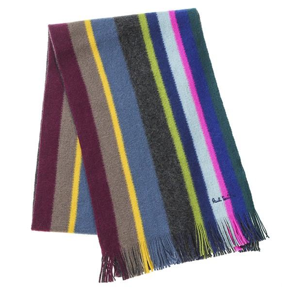並行輸入 ポールスミス  マフラー・ストール  355E AS10 76 ブルー 青 爆買 | Paul Smith