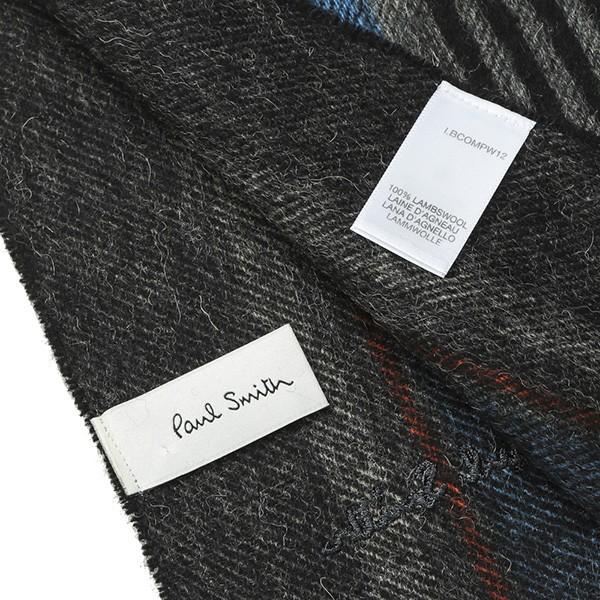 並行輸入 ポールスミス  マフラー・ストール  362E AS04 76 チャコールグレー 爆買 | Paul Smith | 03