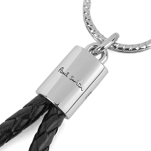 並行輸入 ポールスミス キーホルダー LOOP KEYRING ATXC KEYR LOOP 79 ブラック 黒/シルバー 爆買 | Paul Smith | 03
