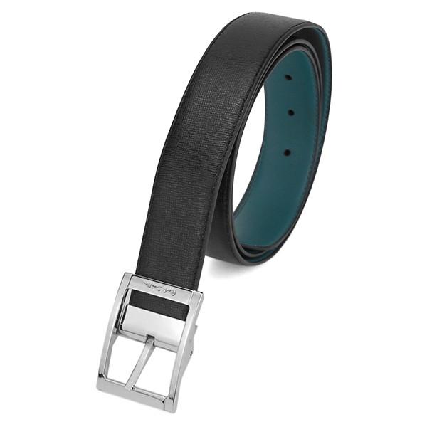 並行輸入 ポールスミス ベルト CUT-TO-FIT BELT AURC 4437 B520A 79 ブラック 黒/ブルー青 爆買 | Paul Smith | 01