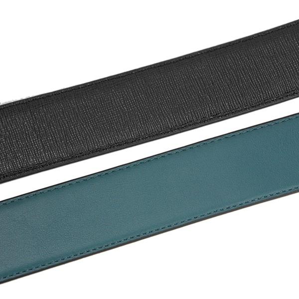 並行輸入 ポールスミス ベルト CUT-TO-FIT BELT AURC 4437 B520A 79 ブラック 黒/ブルー青 爆買 | Paul Smith | 04