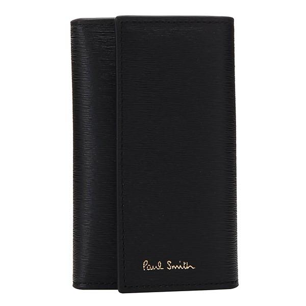 並行輸入 ポールスミス キーケース KEYCASE M1A 1981 ASTRGR 79 ブラック 黒/ブルー 青 爆買 | Paul Smith