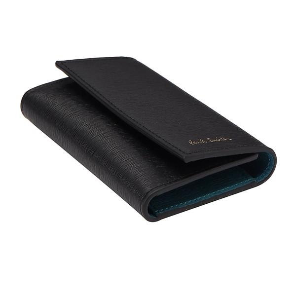 並行輸入 ポールスミス キーケース KEYCASE M1A 1981 ASTRGR 79 ブラック 黒/ブルー 青 爆買 | Paul Smith | 02