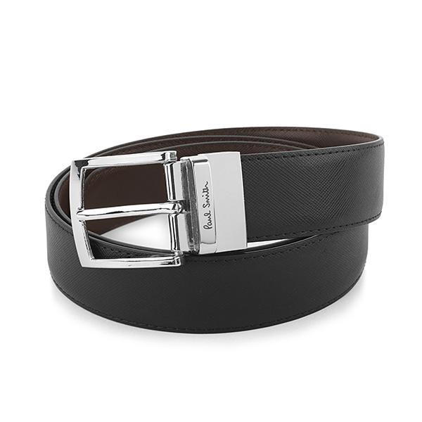 並行輸入 ポールスミス ベルト PAUL SMITH CUT2FIT M1A 4437 BCUT 78メンズ ブラック 黒 ブラウン 茶 | Paul Smith