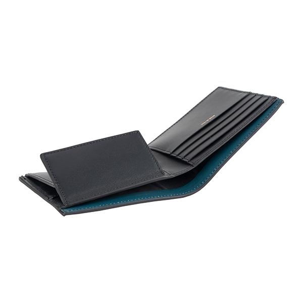 並行輸入 ポールスミス 2つ折り財布 PAUL SMITH モノグラム M1A 4833 GMONGR PRメンズ ブラック 黒 | Paul Smith | 04