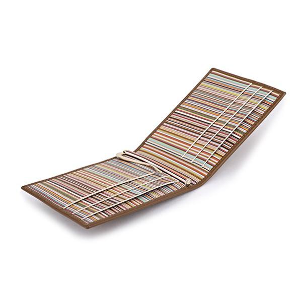 並行輸入 ポールスミス マネークリップ MONEYCLIP M1A 5476 BMULTI 62 ブラウン 茶 爆買 | Paul Smith | 04