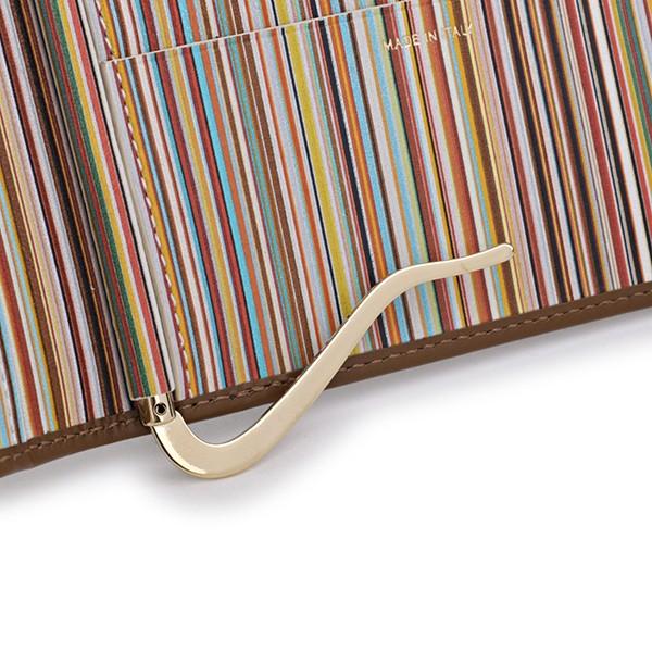 並行輸入 ポールスミス マネークリップ MONEYCLIP M1A 5476 BMULTI 62 ブラウン 茶 爆買 | Paul Smith | 06