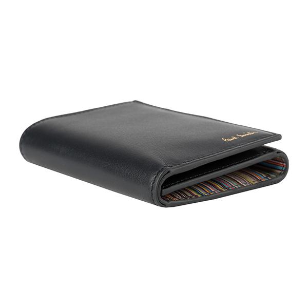 ポールスミス 3つ折り財布 ブラック 黒 PAUL SMITH M1A 6710 BMULTI 79