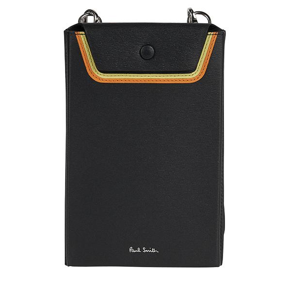 並行輸入 ポールスミス ショルダーバッグ PAUL SMITH レザー M1A 6749 KSTRGS 79メンズ ブラック 黒 | Paul Smith